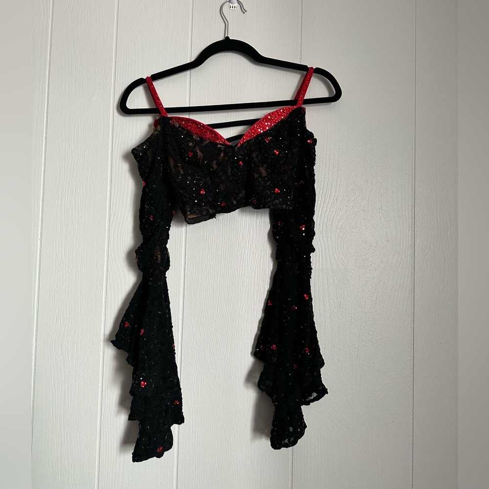 Competitive dance top from Designs by Randall